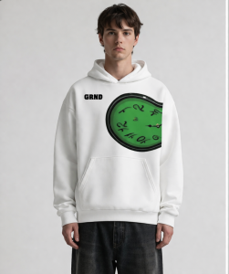 time hoodie front