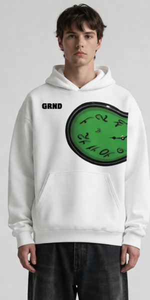 time hoodie front